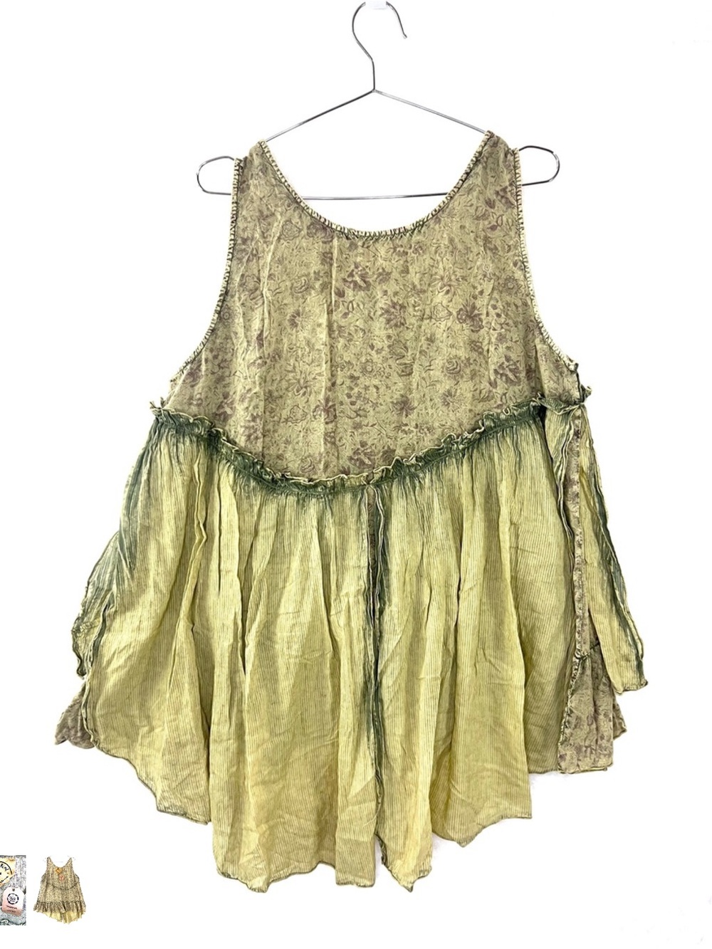 Pretty Is As Pretty Does Ruffled Tank Top - Cream - Picture 2 of 3